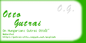 otto gutrai business card